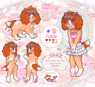 my secondary fursona, bunny :3