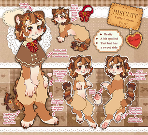 my secondary fursona, biscuit!